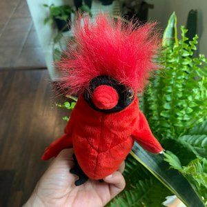 Ty Beanie Baby -  Mac the Cardinal Bird - Style Number #04225